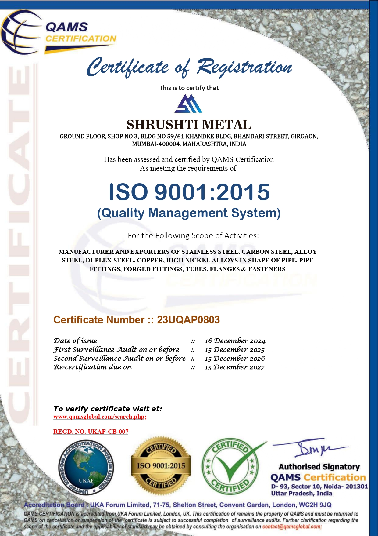 ISO 9001 SHRUSHTI METAL_page-0001